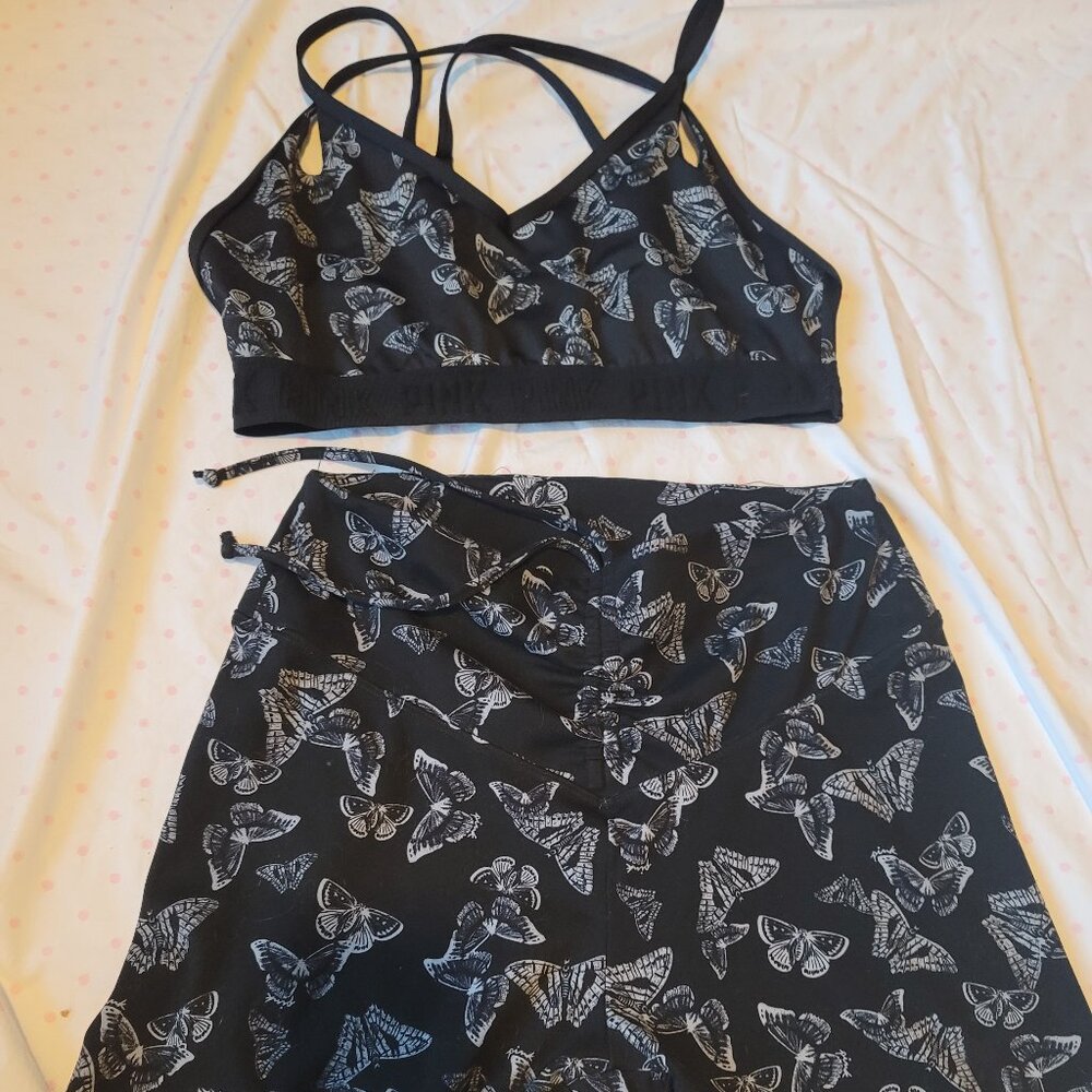 Victoria's Secret Workout Outfit Shorts & Sports Bra